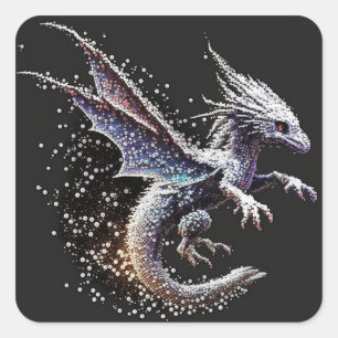 Dragon Air Elemental Square Sticker