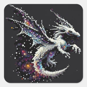 Dragon Air Elemental Square Sticker