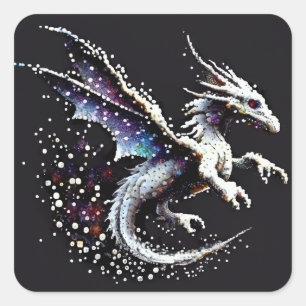 Dragon Air Elemental Square Sticker