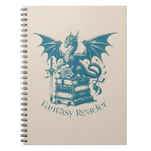 Dragon and Books Fantasy Reader