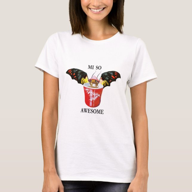 Dragon and Chinese Cup T-Shirt (Front)
