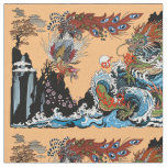Dragon and Feng Huang. Illustration by Insima Fabric
