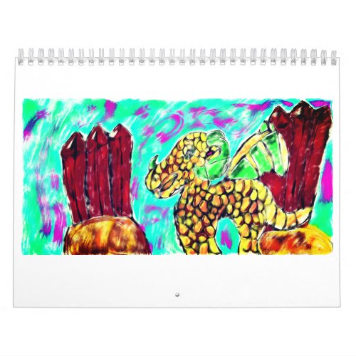 Dragon and gemstones calendar