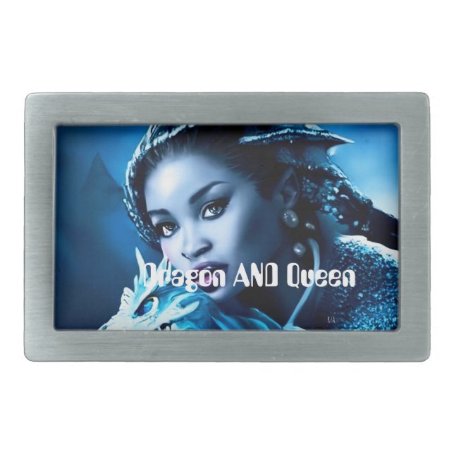 Dragon and His Queen- Belt Buckle (Front)