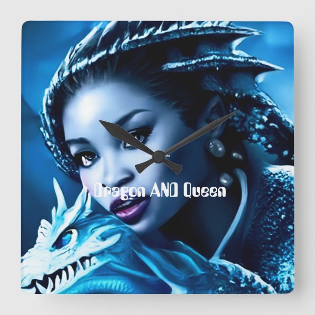 Dragon and His Rider- Wall Clock (Front)