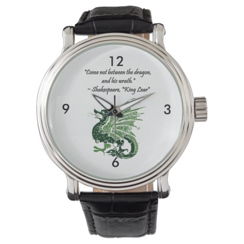 Dragon and His Wrath Shakespeare King Lear Cartoon Watch