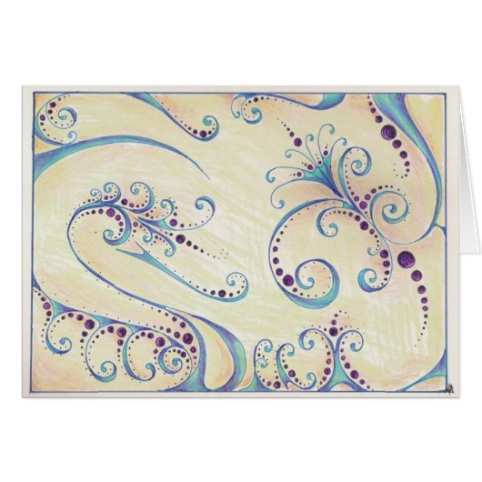 Dragon and Lilly Card (Front Horizontal)