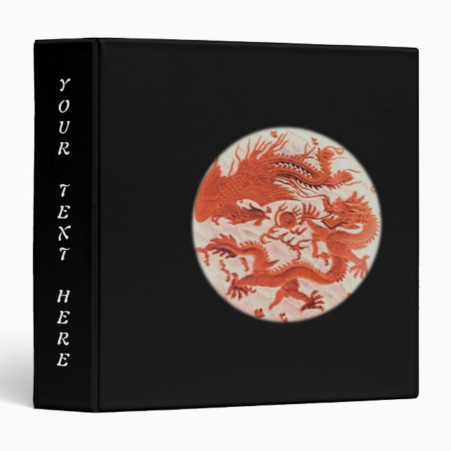 Dragon And Phoenix Avery Binder (Front/Spine)