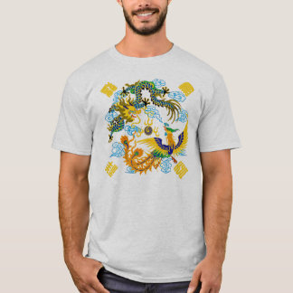 Dragon and phoenix Chinese art T-Shirt