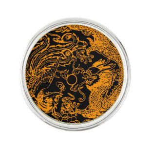 Dragon and Phoenix Lapel Pin