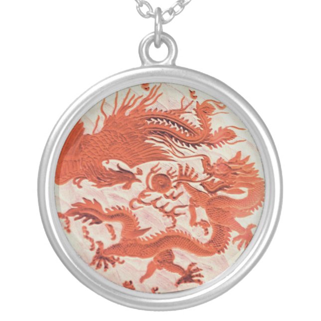 Dragon And Phoenix Necklace (Front)