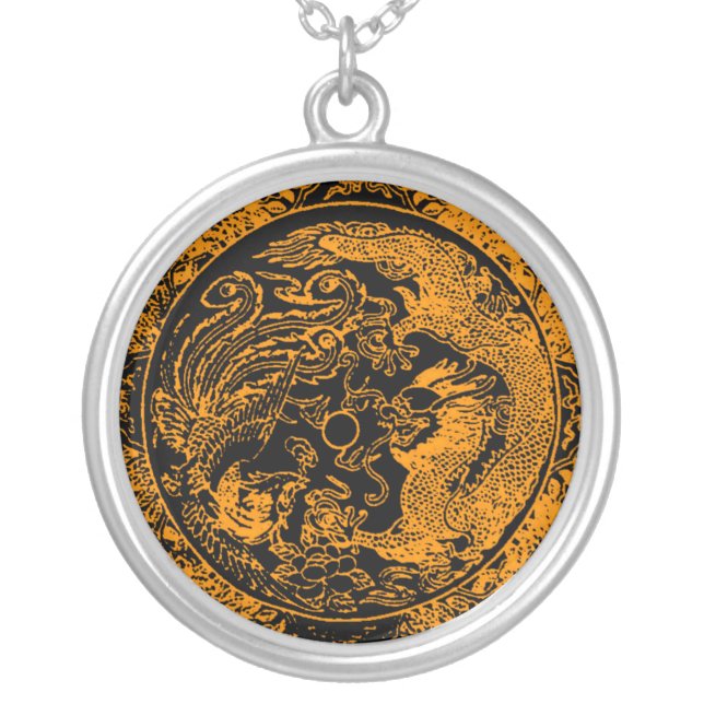 Dragon and Phoenix Necklace (Front)