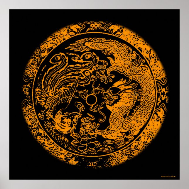 Dragon and Phoenix Print (Front)