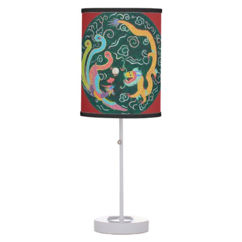 Dragon and Phoenix  Table Lamp
