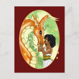Dragon and Princess Postcard