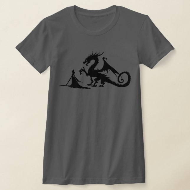 Dragon and Princess T-Shirt (Laydown)