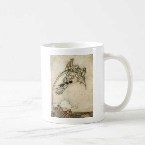 Dragon and the Princess Classic Antique Coffee Mug