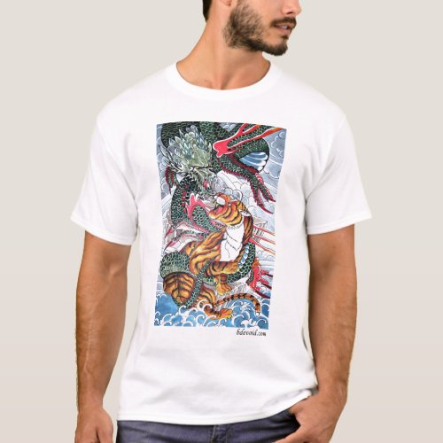 Dragon and tiger T_Shirt