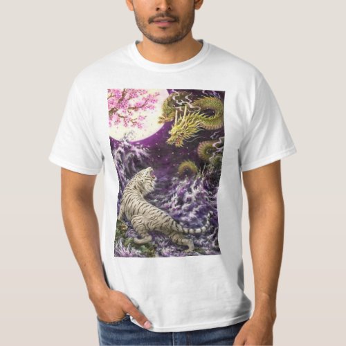 Dragon and Tiger T_shirt