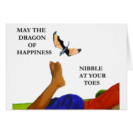 Dragon and Toes Cards (Front Horizontal)