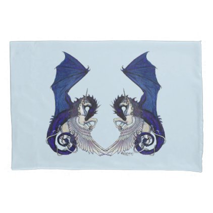Dragon and Unicorn Pillowcases