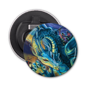 Dragon and Wizard Rider Bottle Opener