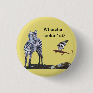 Dragon and Zebra Button