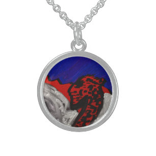 Dragon Angel Sterling Silver Necklace