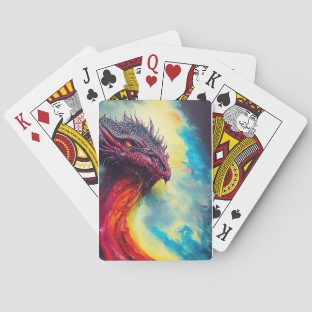 Dragon  Animal Discovery Adventure Nature Planet  Poker Cards (Back)
