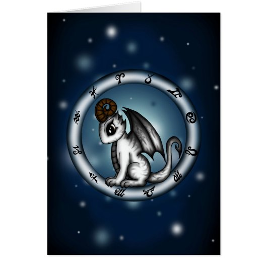 Dragon Aries Zodiac Cards (Front)