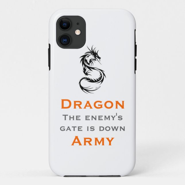 Dragon Army / Ender's Mantra Case-Mate iPhone Case (Back)