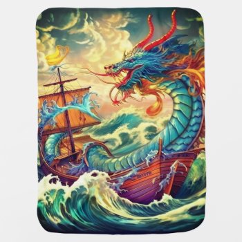 Dragon Art Baby Blanket by MarblesPictures at Zazzle