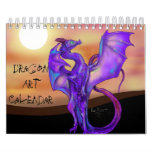 Dragon Art Calendar at Zazzle