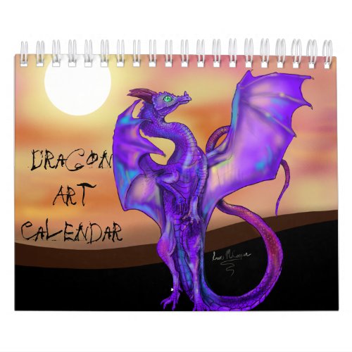 Dragon Art Calendar