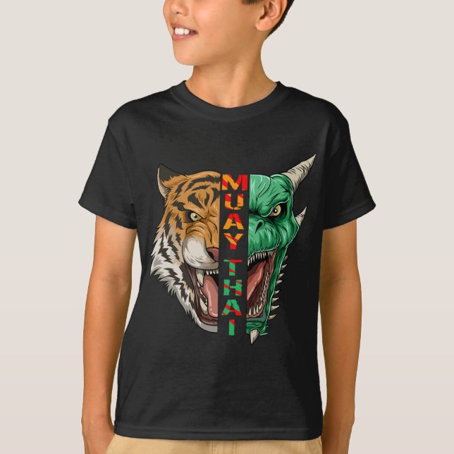 Dragon Art, Chinese Symbol of Power, Strength, Goo T-Shirt (Front)