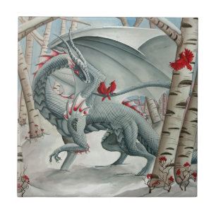 Dragon art, Fantasy art, Lady of the Forest Tile