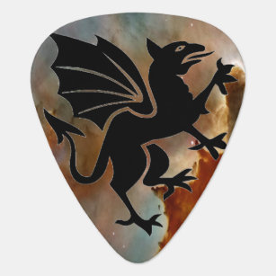 Dragon art Guitar pick
