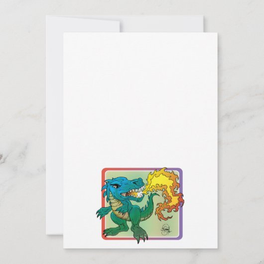 Dragon Art inspired by little t by Scott Rosema (Back)