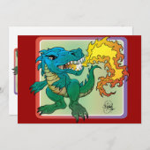 Dragon Art inspired by little t by Scott Rosema (Front/Back)