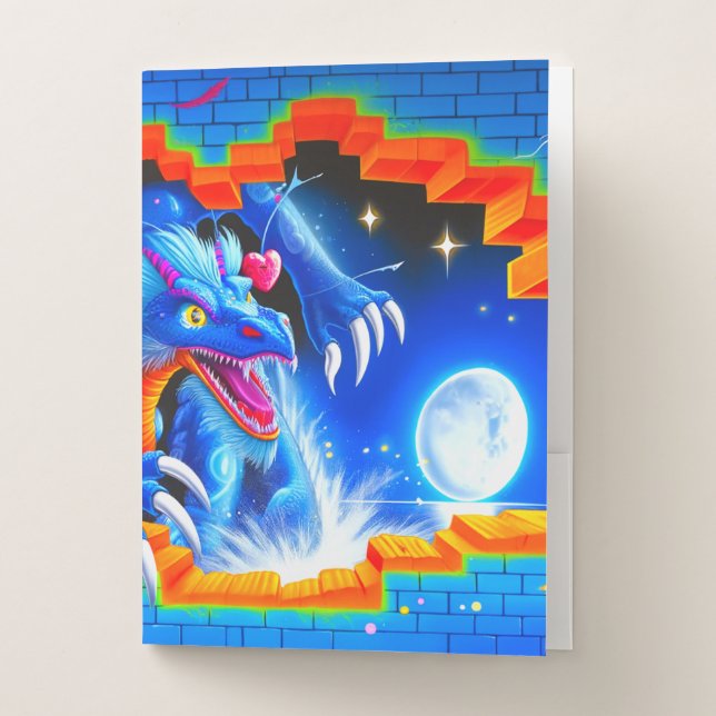Dragon Art Pocket Folder (Front)