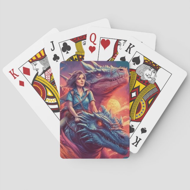 Dragon Art Poker Cards (Back)