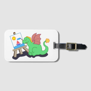 Dragon Artist Luggage Tag