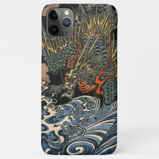Dragon at Sea Japanese Art iPhone 11 Pro Max Case