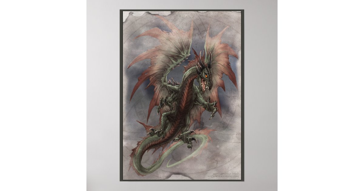 Dragon Attack Poster Print