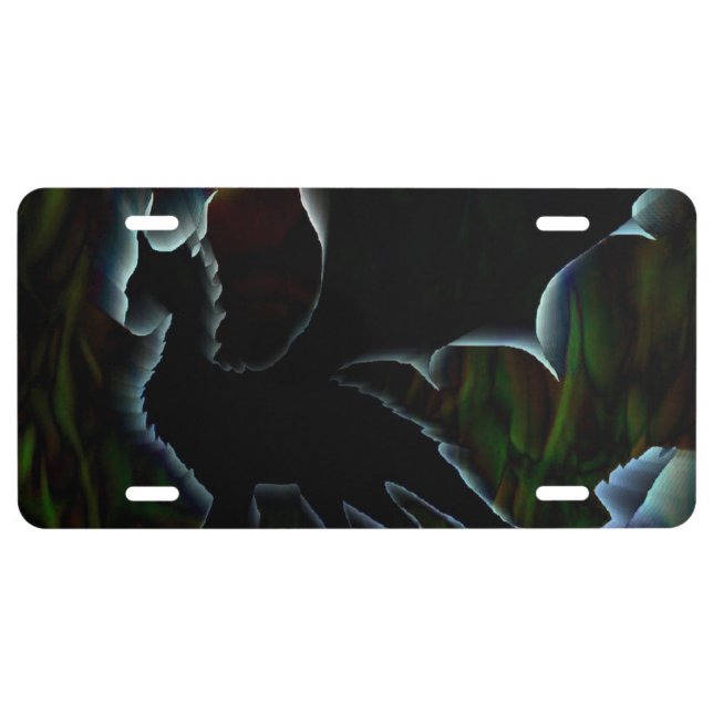 Dragon Aura License Plate (Front)