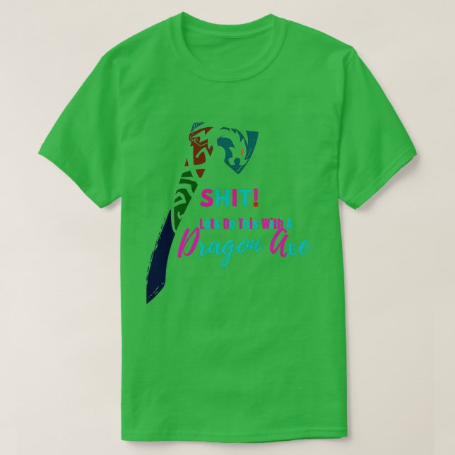 DRAGON AXE colored ver Classic TShirt (Design Front)