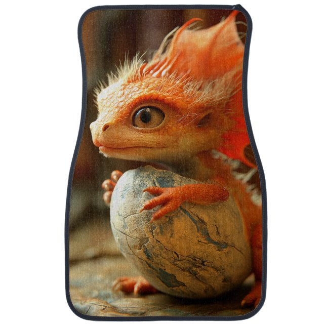Dragon Baby Car Floor Mat (Front)
