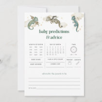 Dragon Baby Predictions & Advice Baby Shower Game