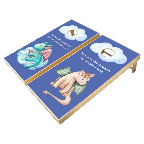 Dragon Baby Shower Cornhole Set