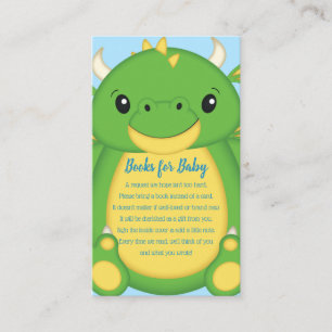 Dragon Baby Shower Enclosure Card